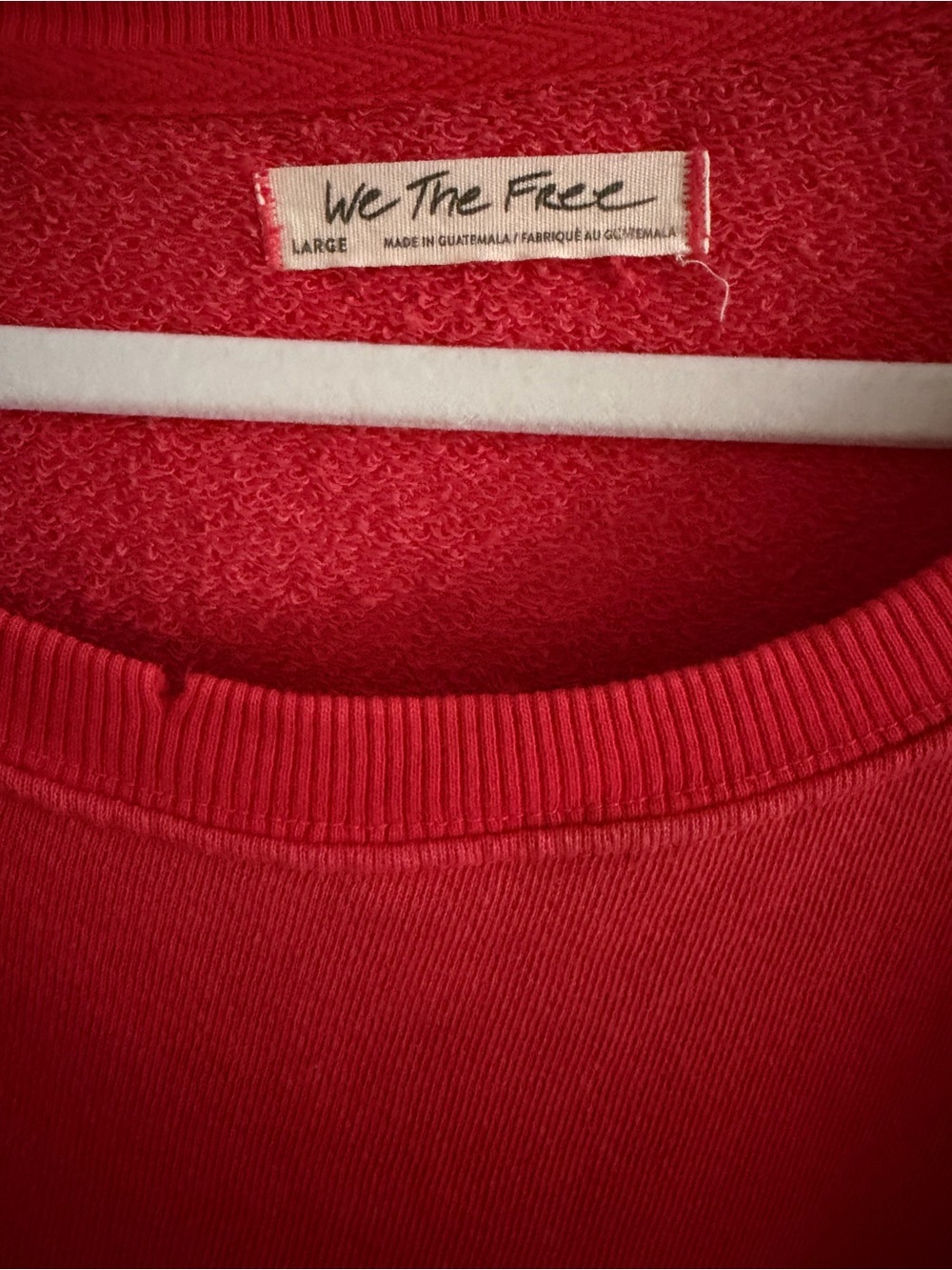 We The Free Crewneck Sweatshirt - Bright Red - Picture 3 of 5